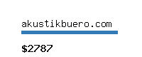 akustikbuero.com Website value calculator