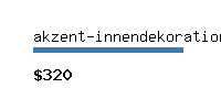 akzent-innendekoration.com Website value calculator