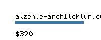 akzente-architektur.eu Website value calculator