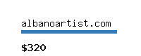 albanoartist.com Website value calculator