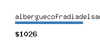 alberguecofradiadelsanto.com Website value calculator