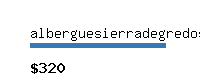 alberguesierradegredos.net Website value calculator