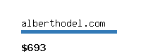 alberthodel.com Website value calculator