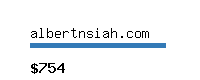 albertnsiah.com Website value calculator