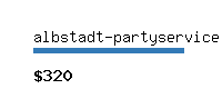 albstadt-partyservice.com Website value calculator