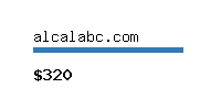 alcalabc.com Website value calculator