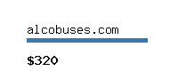 alcobuses.com Website value calculator