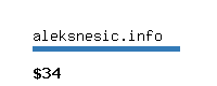 aleksnesic.info Website value calculator