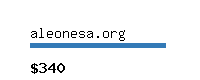 aleonesa.org Website value calculator