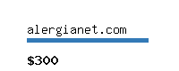 alergianet.com Website value calculator