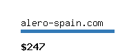 alero-spain.com Website value calculator