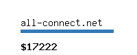 all-connect.net Website value calculator