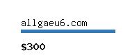 allgaeu6.com Website value calculator