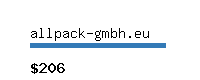 allpack-gmbh.eu Website value calculator