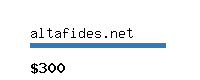 altafides.net Website value calculator