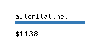 alteritat.net Website value calculator