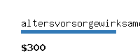 altersvorsorgewirksame-leistungen.com Website value calculator