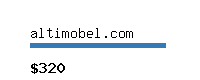 altimobel.com Website value calculator