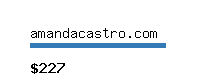 amandacastro.com Website value calculator
