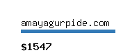 amayagurpide.com Website value calculator