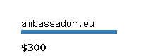 ambassador.eu Website value calculator