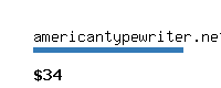 americantypewriter.net Website value calculator