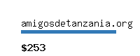 amigosdetanzania.org Website value calculator