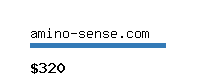 amino-sense.com Website value calculator