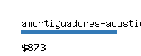 amortiguadores-acusticos.com Website value calculator