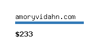 amoryvidahn.com Website value calculator