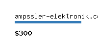 ampssler-elektronik.com Website value calculator