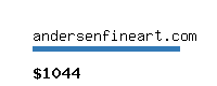 andersenfineart.com Website value calculator