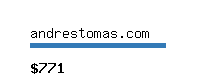 andrestomas.com Website value calculator