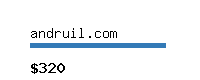 andruil.com Website value calculator