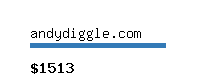 andydiggle.com Website value calculator