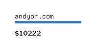andyor.com Website value calculator