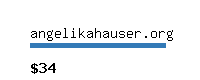 angelikahauser.org Website value calculator