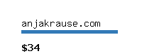 anjakrause.com Website value calculator