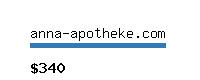 anna-apotheke.com Website value calculator