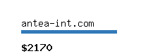 antea-int.com Website value calculator