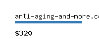 anti-aging-and-more.com Website value calculator