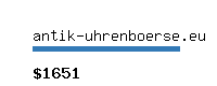 antik-uhrenboerse.eu Website value calculator