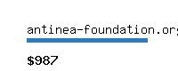 antinea-foundation.org Website value calculator