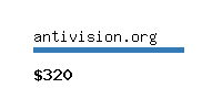 antivision.org Website value calculator