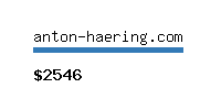 anton-haering.com Website value calculator