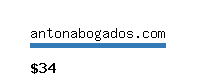 antonabogados.com Website value calculator