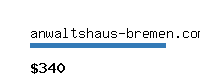 anwaltshaus-bremen.com Website value calculator