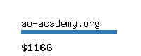 ao-academy.org Website value calculator