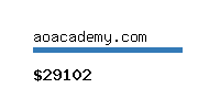 aoacademy.com Website value calculator