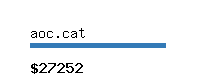 aoc.cat Website value calculator